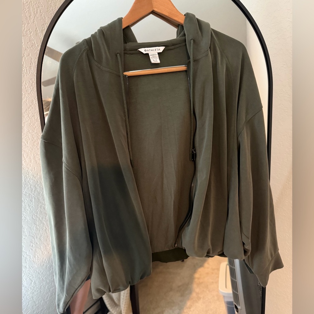 Athleta Olive Green Women's Hoodie